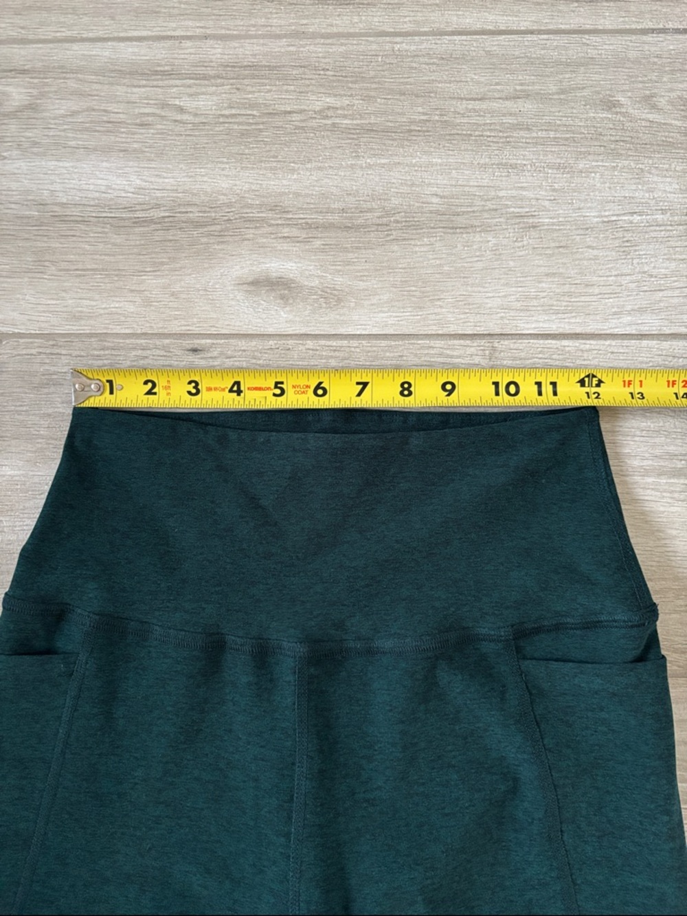 Beyond Yoga Green & Black Heathered Leggings With Pockets Size Large - Picture 6 of 12